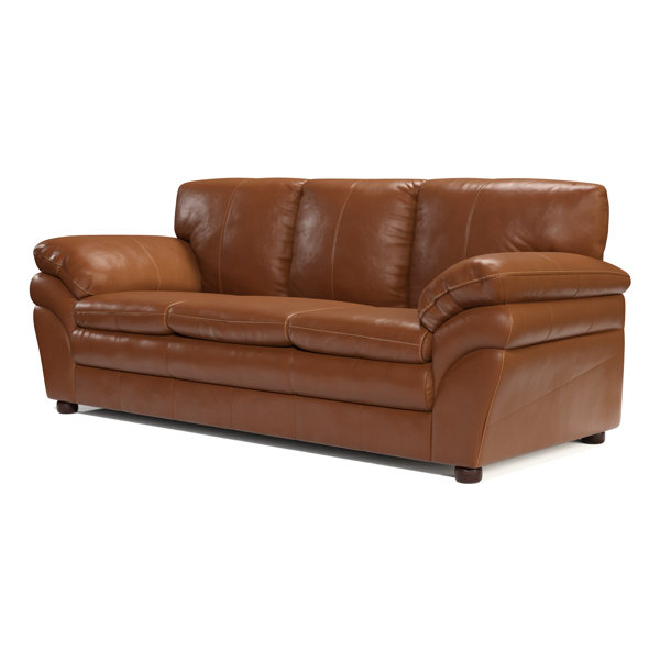 Mempra Design 84'' Leather Sofa & Reviews Wayfair